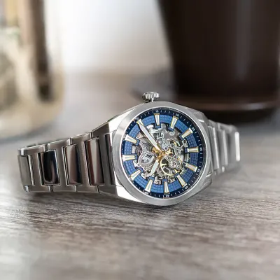 Fossil Everett Automatic Blue Dial Men’s Watch 